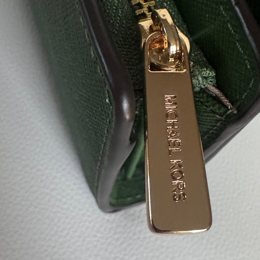 Michael Kors Dark Green Wallet - Picture 4 of 13